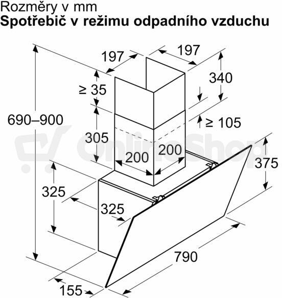 Odsavač par Bosch DWK85DK60