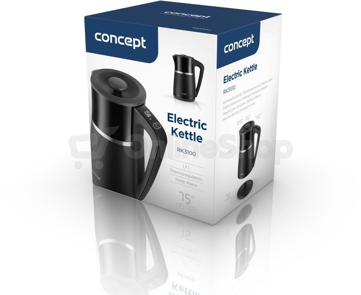 Concept Rychlovarná konvice s regulací teploty 1,7 RK3100