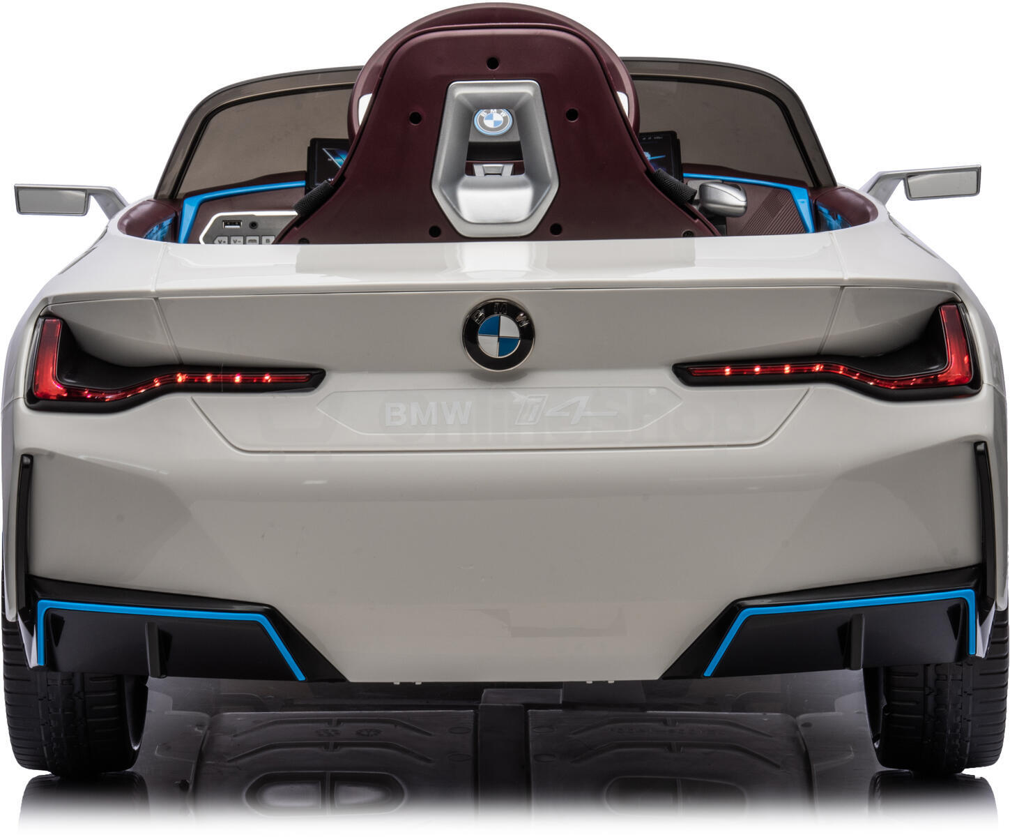 Dětské elektrické auto BMW i4 bílá/white ELJET