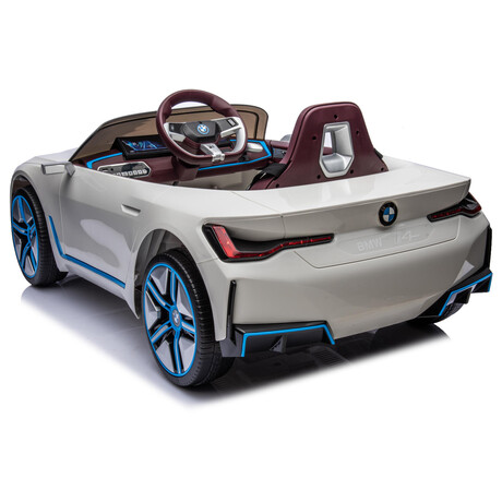 Dětské elektrické auto BMW i4 bílá/white ELJET
