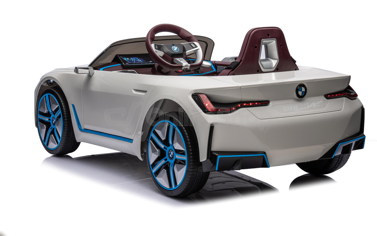Dětské elektrické auto BMW i4 bílá/white ELJET