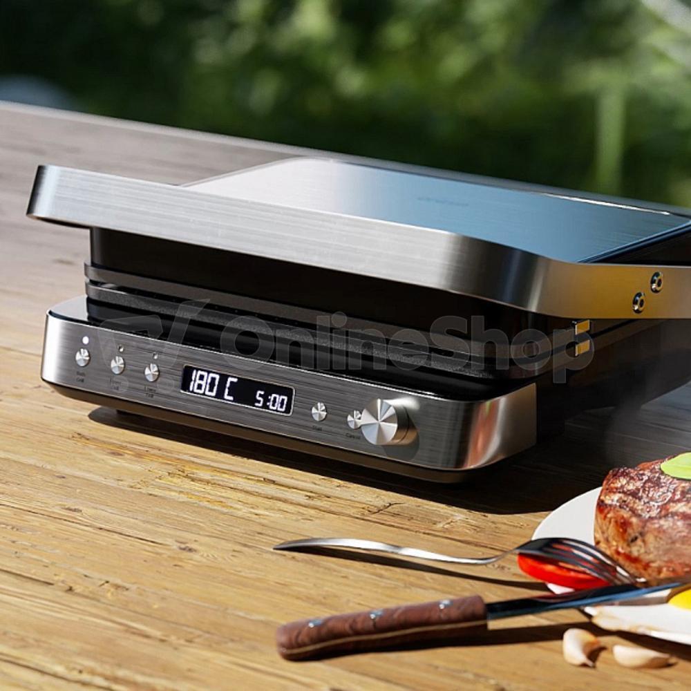 Digitální elektrický kontaktní gril, 2000 W Orava (Grillchef-3)