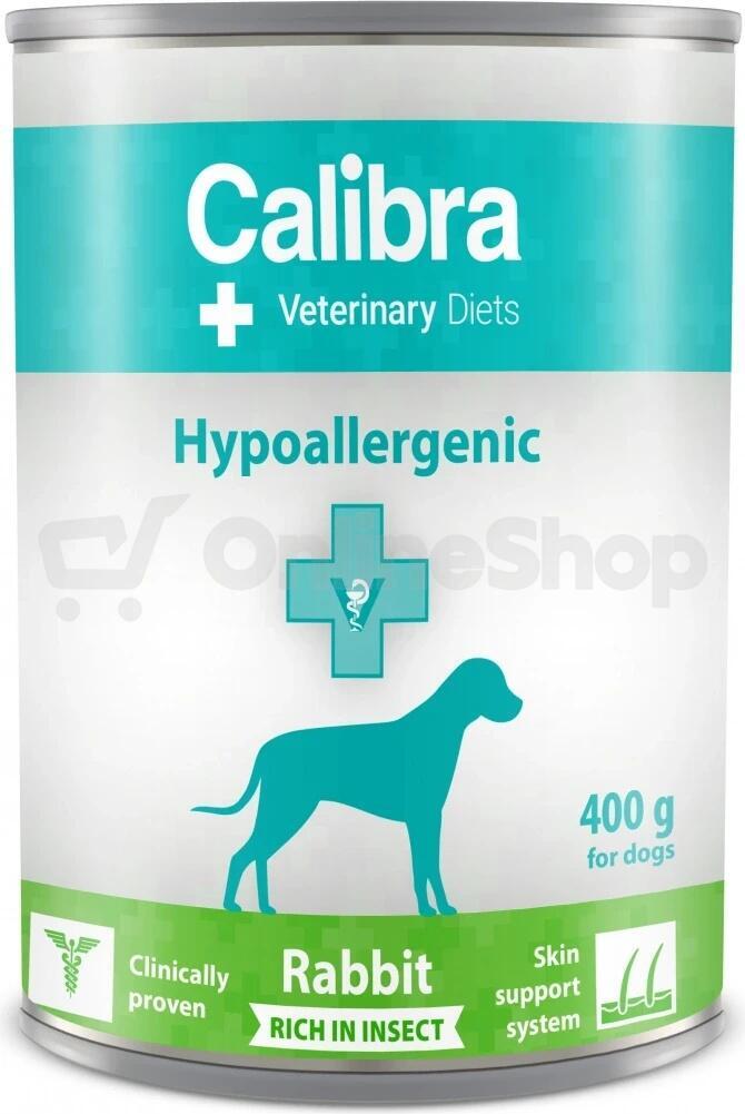 Calibra VD Dog konz. Hypoallergen. Rabbit&Insect 400g