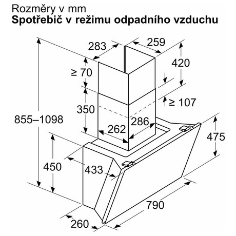 Odsava par Bosch DWK81AN20