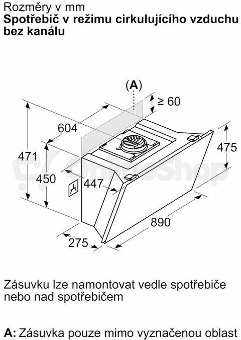 Odsavač par Bosch DWK91LT60