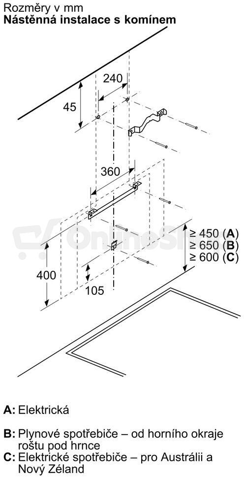 Odsavač par Bosch DWK91LT60