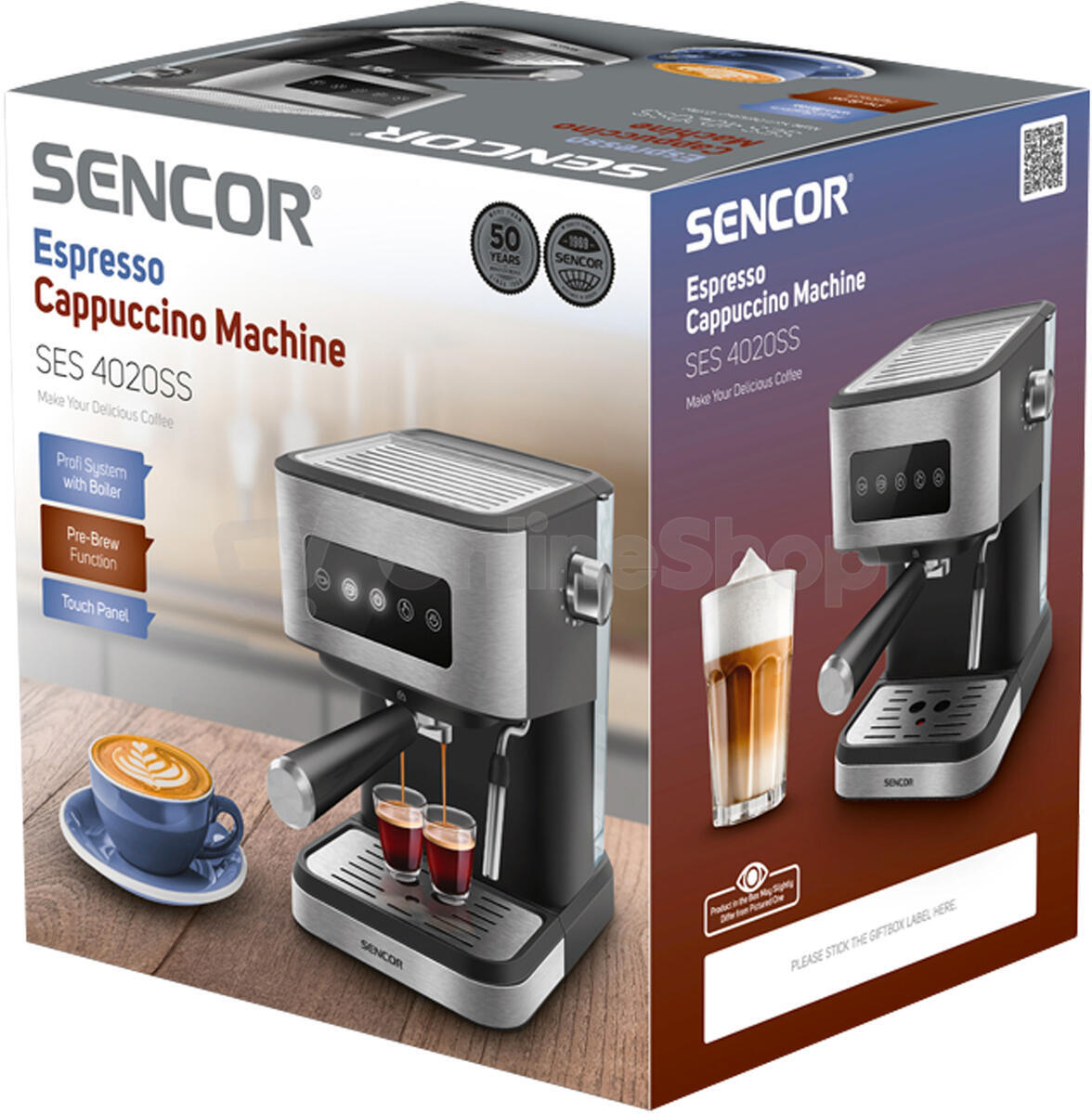 Kávovar Sencor SES 4020SS