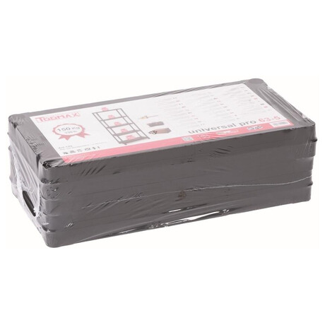 Plastový regál TOOMAX UNIVERSAL PRO 63-5, černá