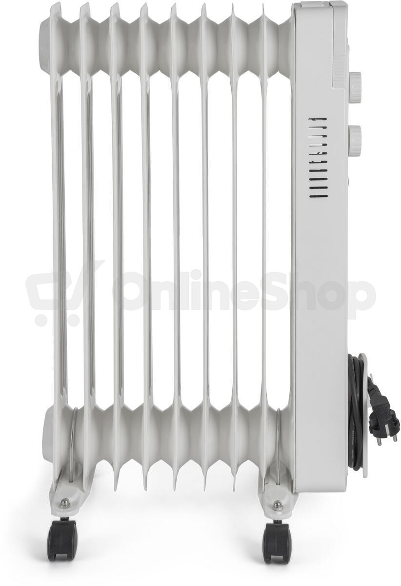 Olejový radiátor G21 Merapi bílý, 9 žeber, 2000 W