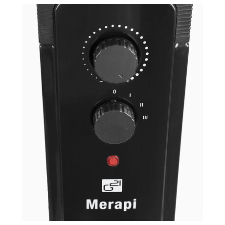 G21 Merapi černý, 11&nbsp;žeber, 2500 W (foto 4)