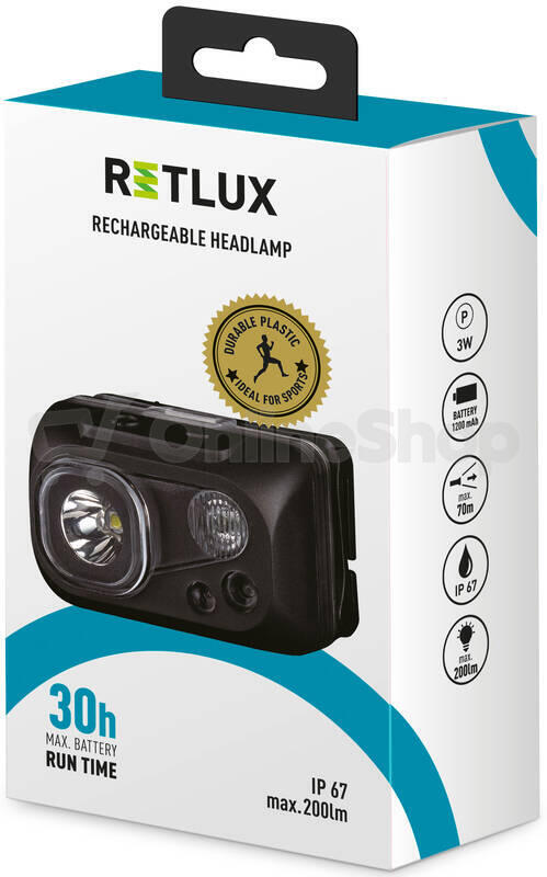 Čelová svítilna Retlux RPL 57