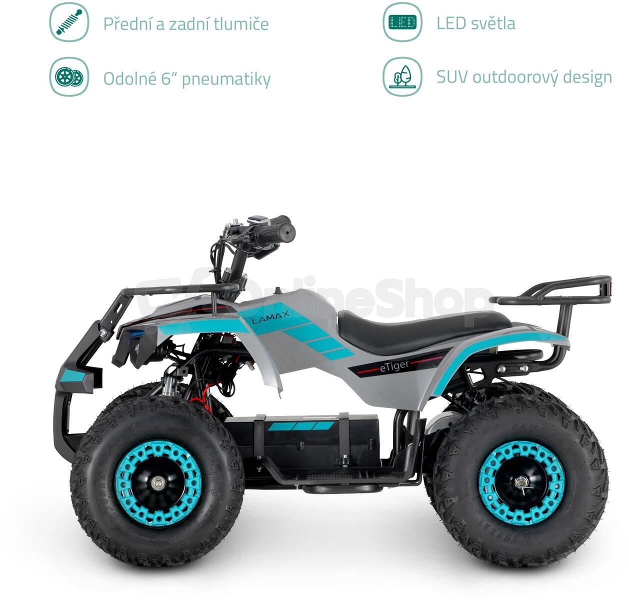 LAMAX eTiger ATV50S Blue - assembled