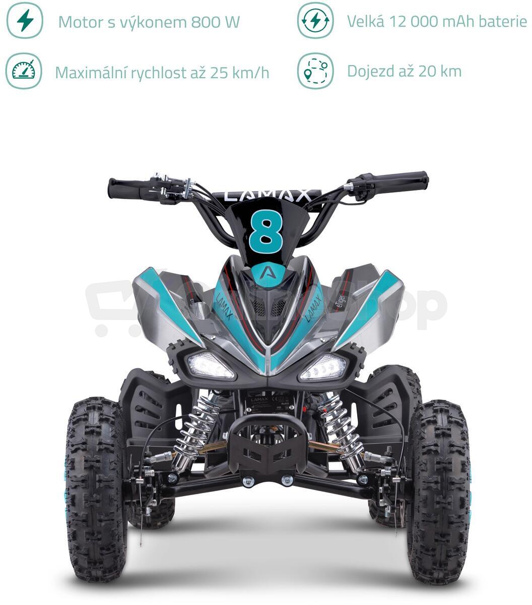 Elektrická čtyřkolka LAMAX eTiger ATV40S, modrá