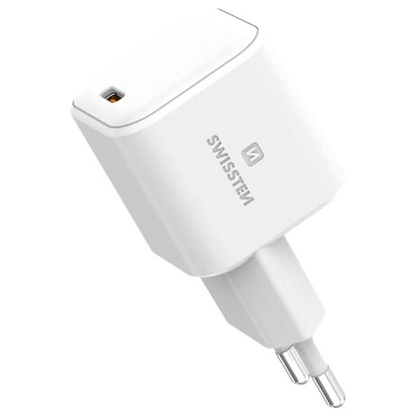 Sov adaptr Swissten 22037020, USB-C 65W, PD, bl