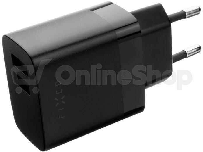 Fixed nabíječka 2xUSB 17W FIXC17N-2U-BK