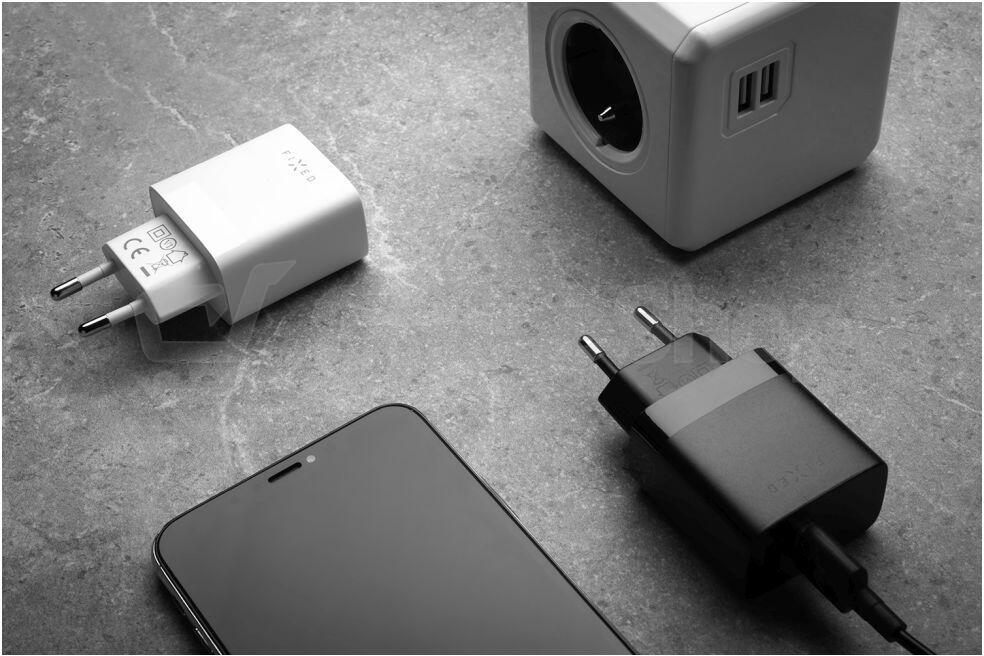 Fixed nabíječka 2xUSB 17W FIXC17N-2U-BK