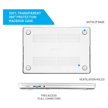 Ochrann pouzdro FIXED Pure pro Apple MacBook Air 13,3 (2018/2020), ir