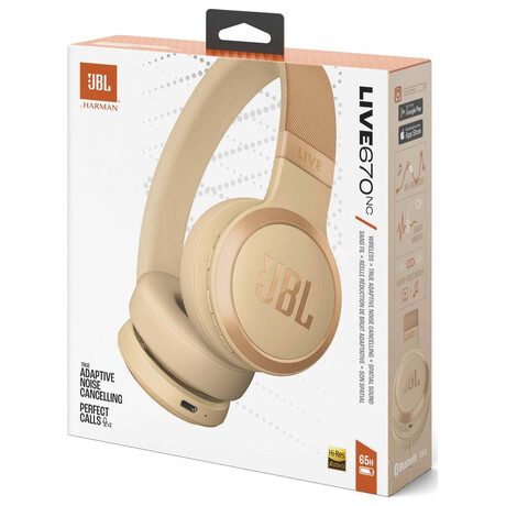JBL Live 670NC, béžová (foto 5)