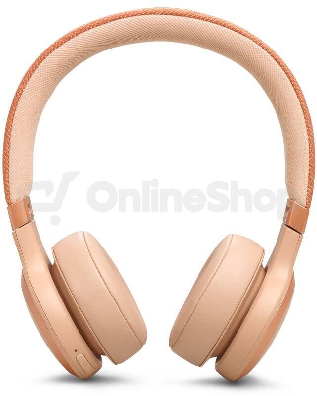 Bezdrátová sluchátka JBL Live 670NC, béžová