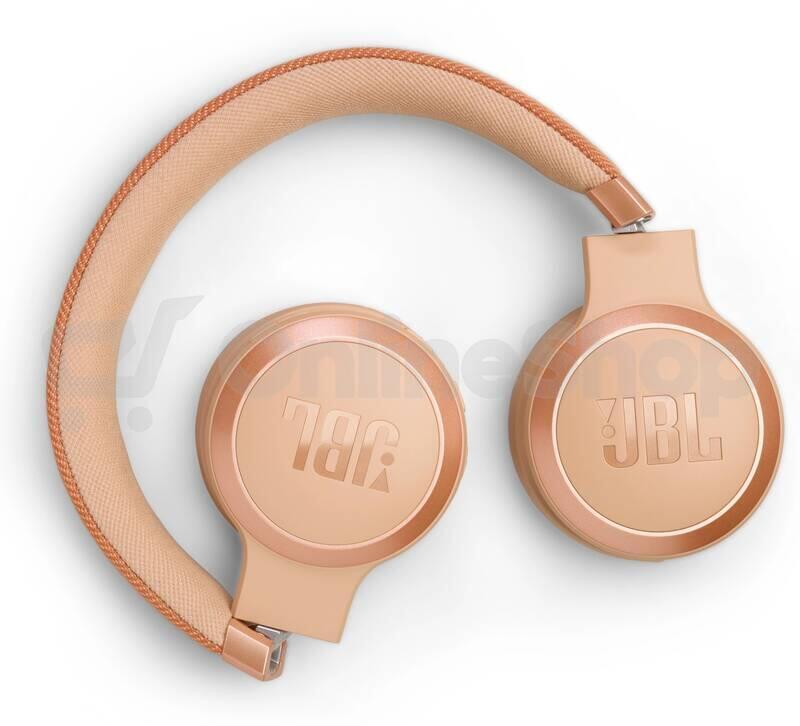 Bezdrátová sluchátka JBL Live 670NC, béžová