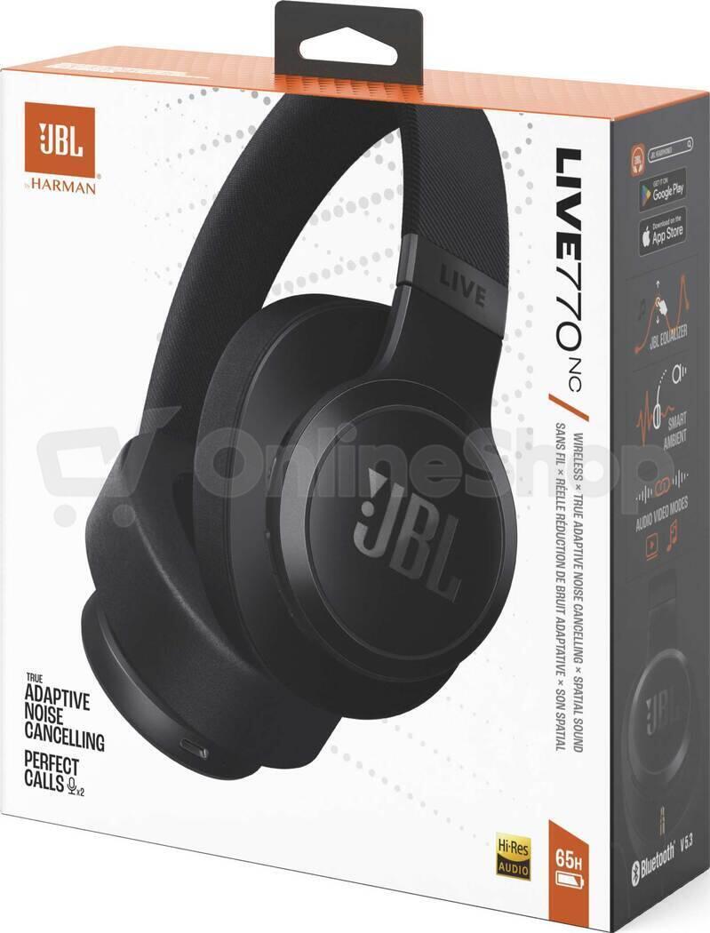 Bezdrátová sluchátka JBL Live 770NC Black