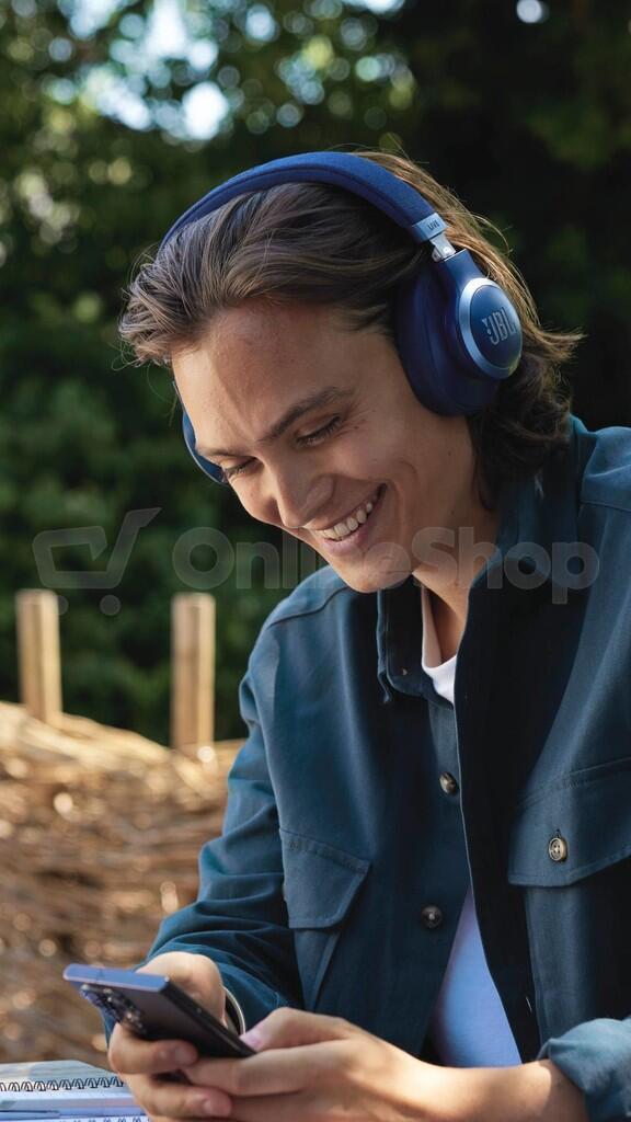 Bezdrátová sluchátka JBL Live 770NC Blue