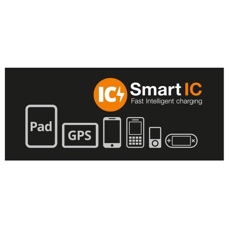 Aligator CD ALI s 2xUSB výstupem, 2,4A, smart IC, černá