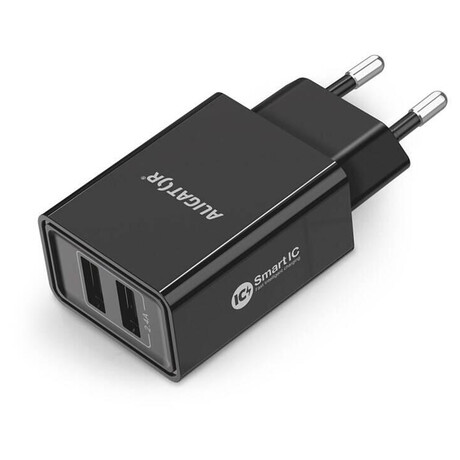 Aligator CD ALI iPhone/iPad 2xUSB výst.2,4A, smart IC,černá