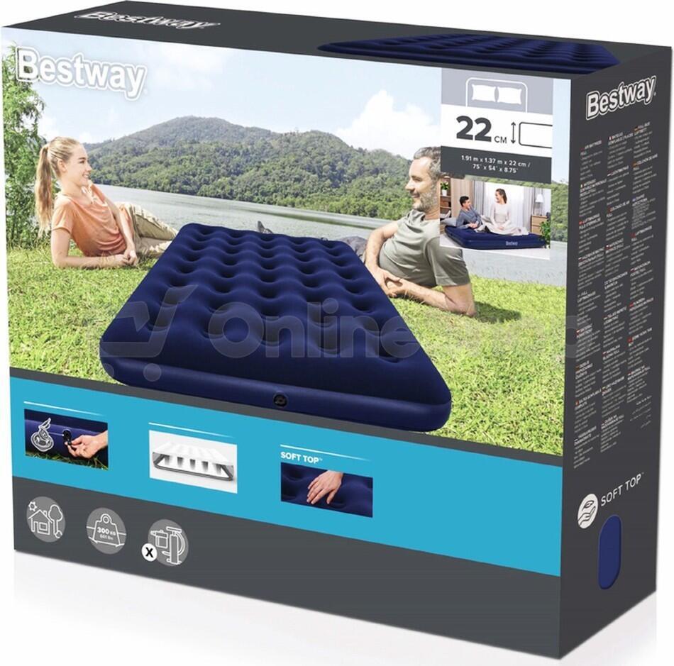 Nafukovací matrace Bestway Double 191x137x22 cm