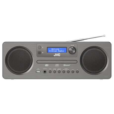 JVC RD-E861B-DAB, černý/šedý (foto 1)