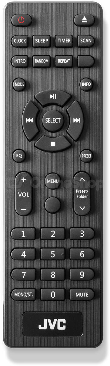 All-in-One Audio systém JVC RD-E861B-DAB, černý/šedý