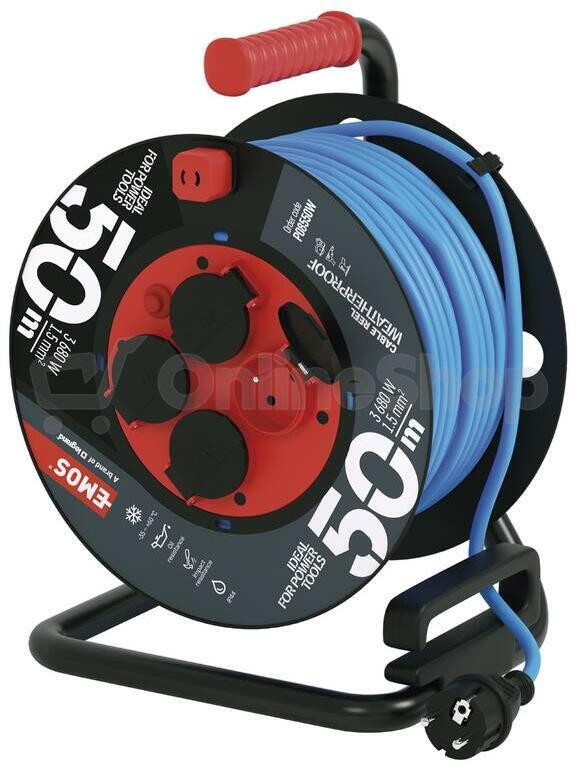 Prodlužovací kabel Emos PO8550W, 50 m