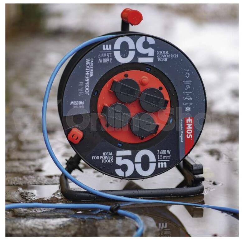 Prodlužovací kabel Emos PO8550W, 50 m