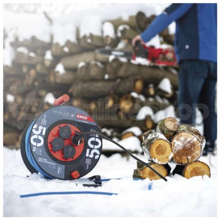 Prodlužovací kabel Emos PO8550W, 50 m