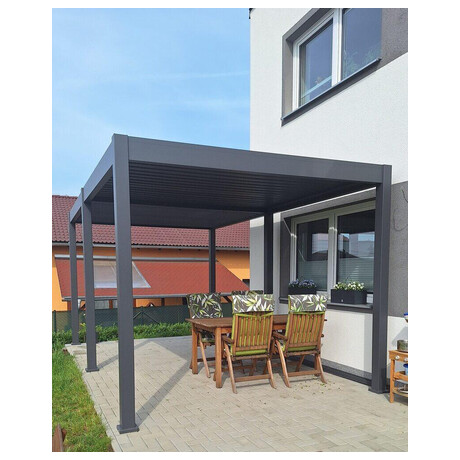 Pergola Rojaplast INTRO NEO 5,3x3 m, hlink a ocel