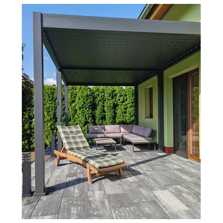 Pergola Rojaplast INTRO NEO 5,3x3 m, hlink a ocel