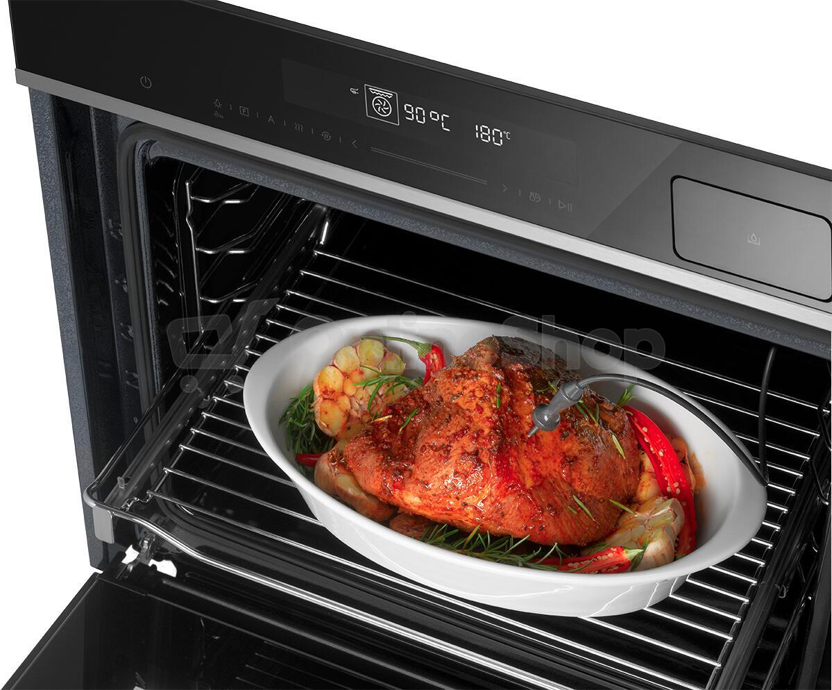 SET Trouba Concept ETV8960bcN Steam+, černá + Indukční deska Concept IDV6083bc