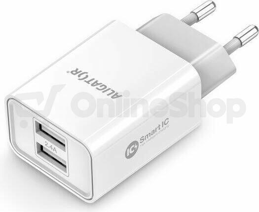 Rychlá nabíječka ALIGATOR GaN, PD 33W, USB-C/USB-C kabel, bílá