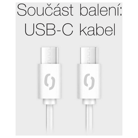 Aligator GaN, PD&nbsp;33W, USB-C/USB-C kabel, bílá (foto 5)