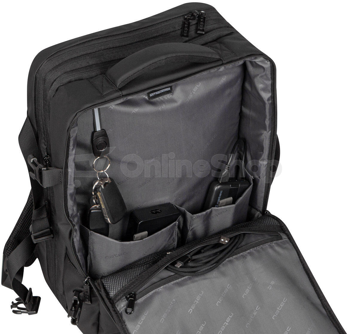 Brašna pro NB 17,3" NATEC CAMEL PRO, černá (NTO-2116)