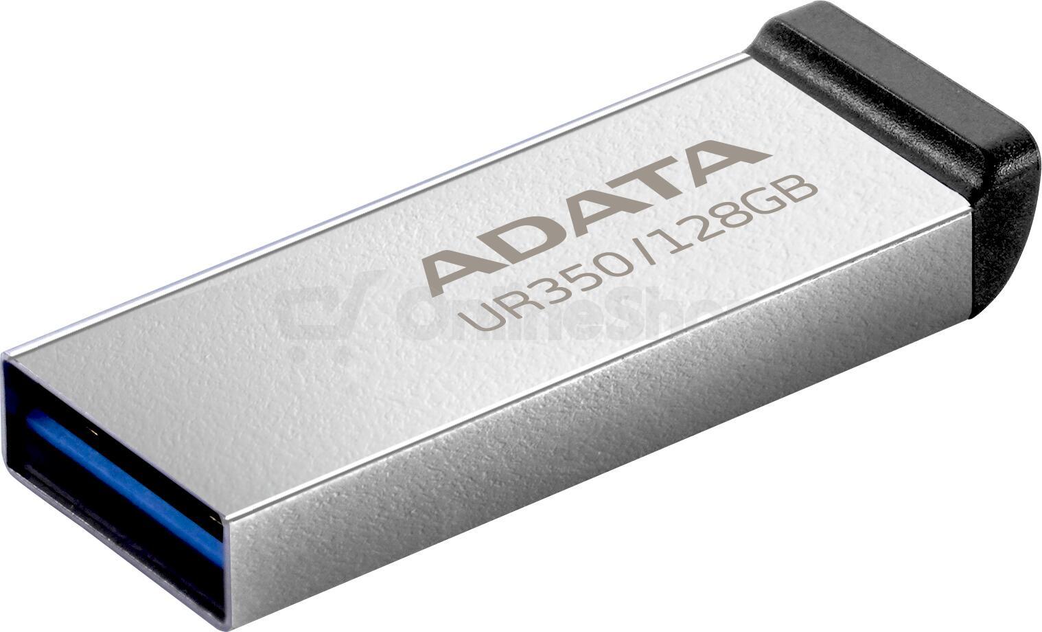 ADATA UR350/128GB/USB 3.2/USB-A/Černá (UR350-128G-RSR/BK)