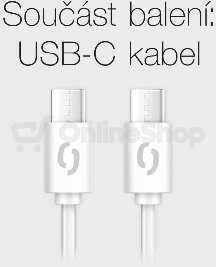 Rychlá mini síťová USB-C nabíječka Aligator CHPD0017, bílá
