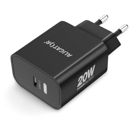 Aligator PD&nbsp;20W USB-C, USB-C/USB-C, černá (foto 2)