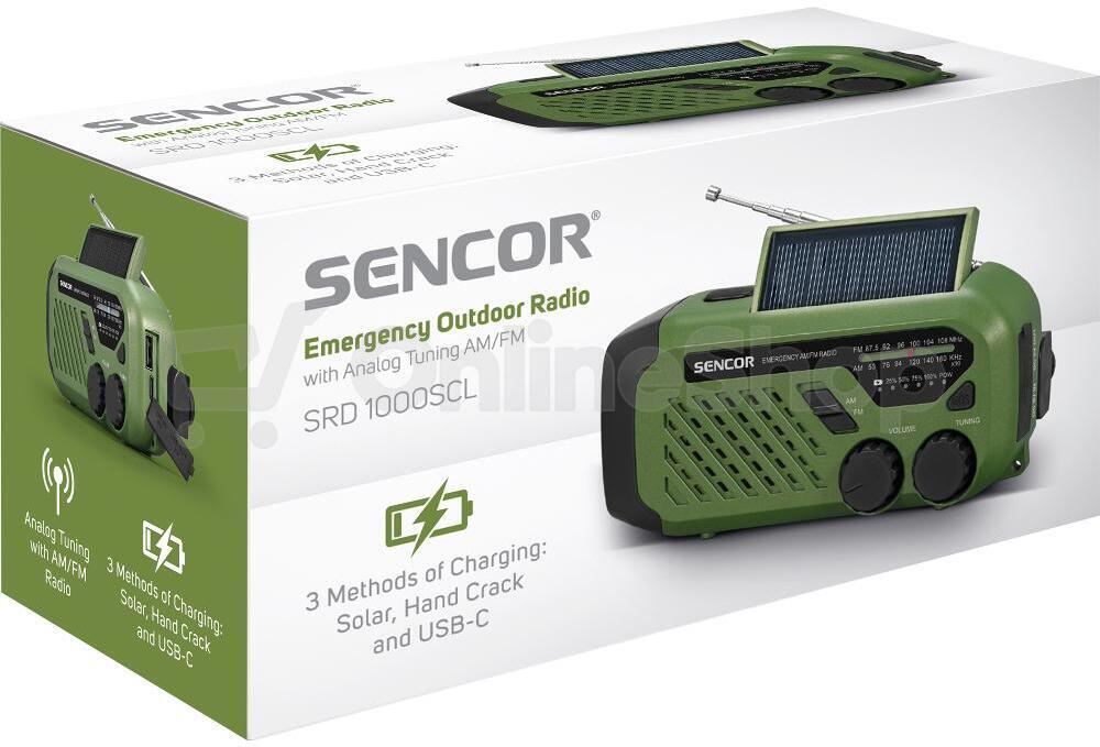 Radiopřijímač Sencor SRD 1000SCL
