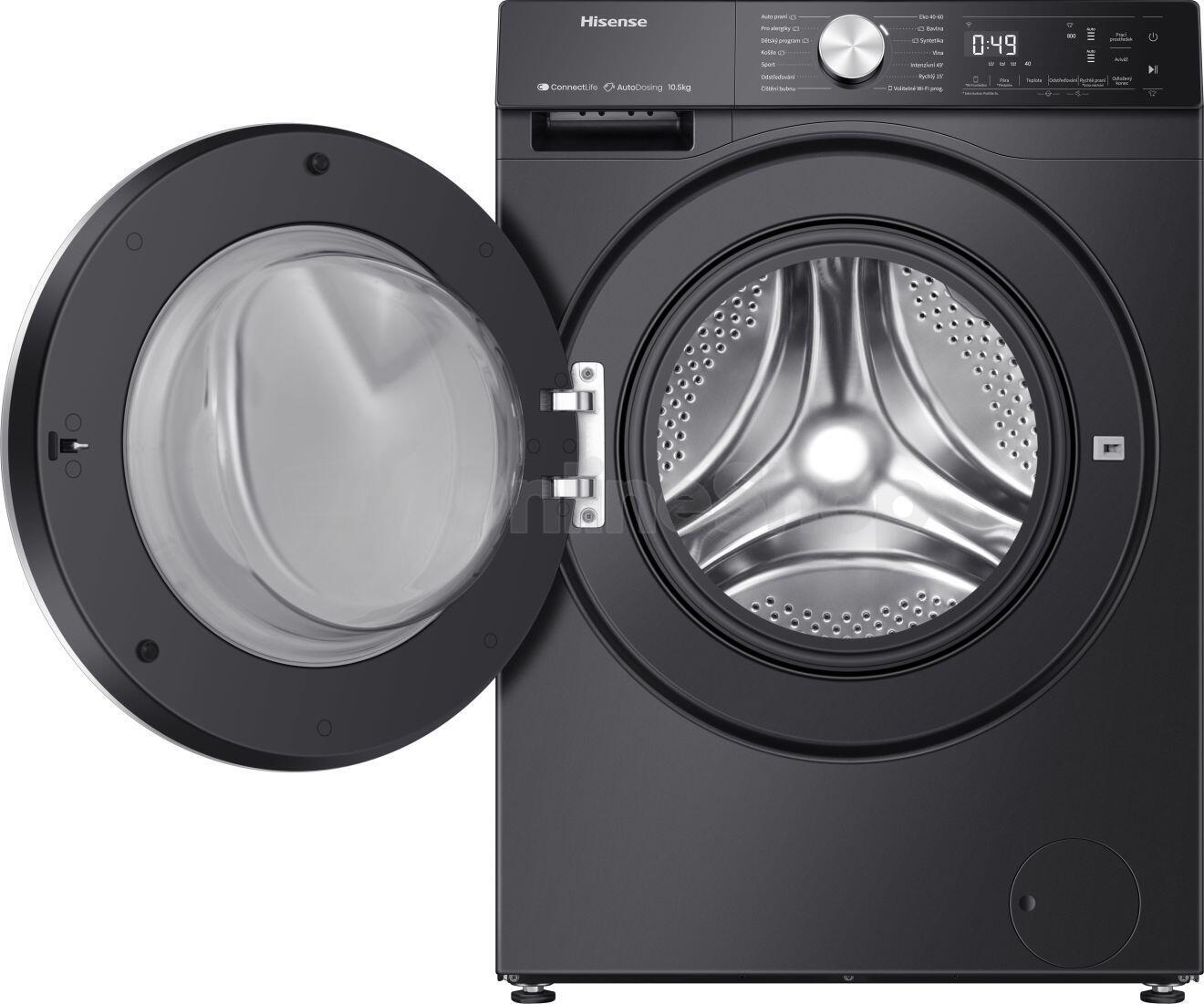 SET Pračka Hisense WF5S1045BB + Sušička prádla Hisense DH5S102BB