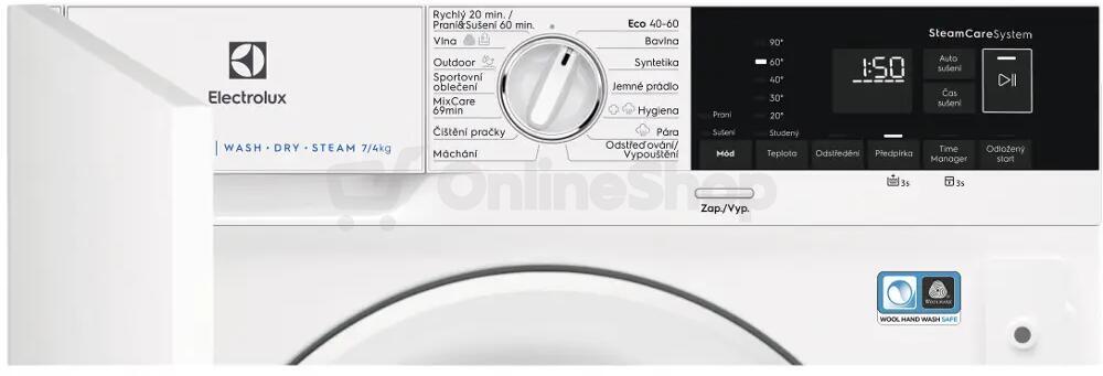 Pračka se sušičkou prádla Electrolux EW7W467WCI