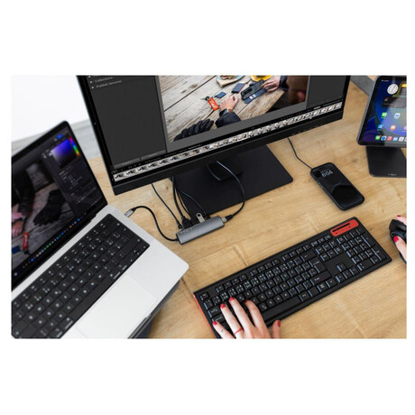 FIXED HUB Pro, pro notebooky a&nbsp;tablety, šedý (foto 6)
