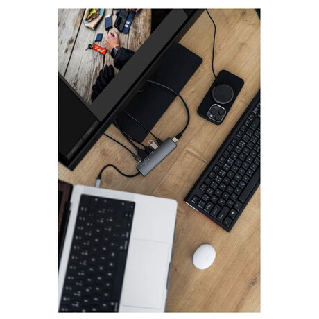 FIXED HUB Pro, pro notebooky a&nbsp;tablety, šedý (foto 7)