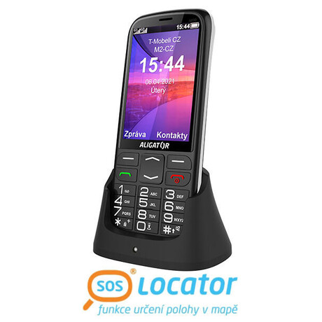ALIGATOR A830 Senior ern + nabjec stojnek