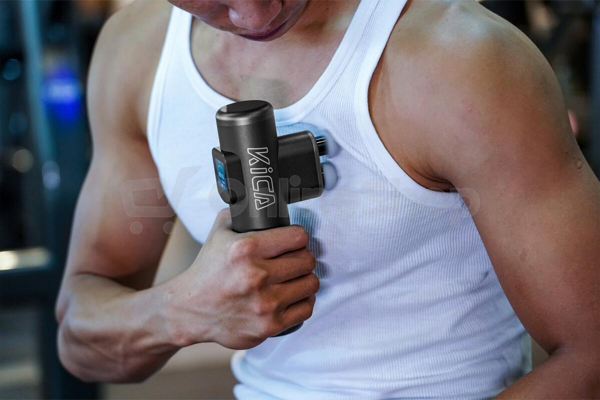 Masážní pistole KiCA Pro, šedá